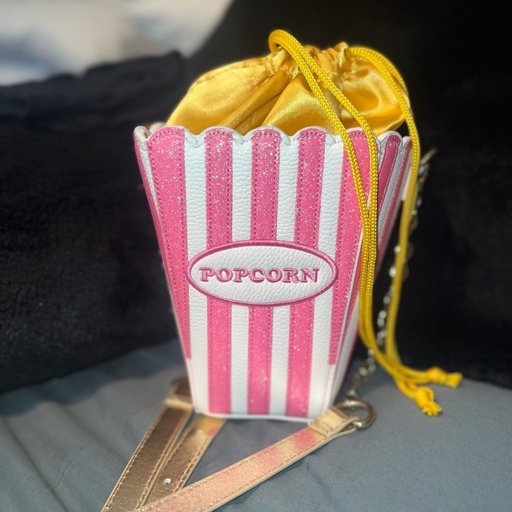 Popcorn Pink and Yellow Crossbody Bag